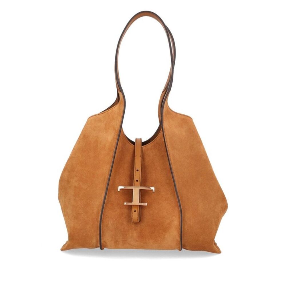 Tod's Women Small "T Timeless" Suede Bag
